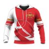 NCAA Iowa State Cyclones Cardinal White Pullover Hoodie V2