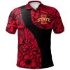 NCAA Iowa State Cyclones Cardinal Black Polo Shirt V2