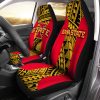 NCAA Iowa State Cyclones Cardinal Orange Car Seat Covers V7