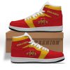 NCAA Iowa State Cyclones Cardinal Gold Air Jordan 1 High Sneakers