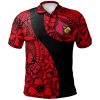 NCAA Louisville Cardinals Red Black Polo Shirt V8