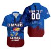 NCAA Kansas Jayhawks Custom Text Number Champions 2022 Hawaiian Shirt