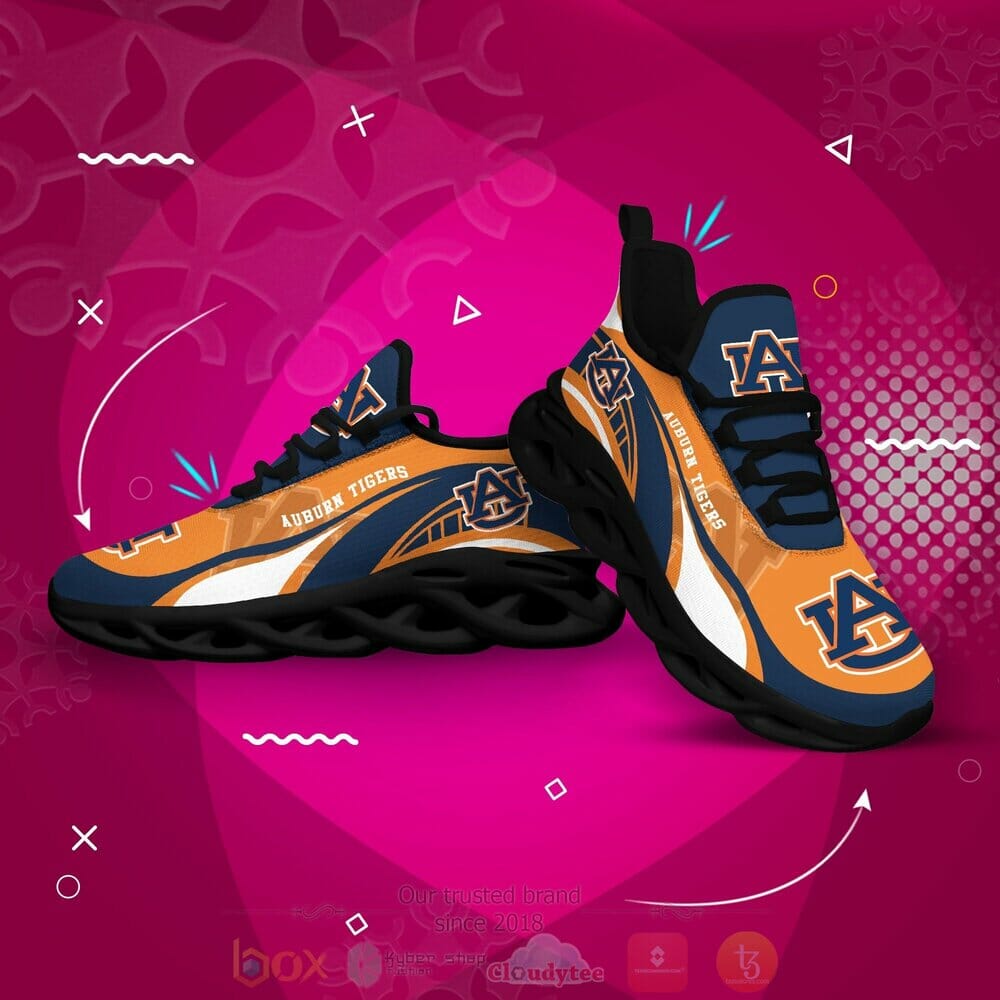 NCAA Auburn Tigers Orange Blue Max Soul Shoes NCAA Auburn Tigers Orange Blue Max Soul Shoes