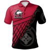NCAA Northern Illinois Huskies Custom Text Red Black Polo Shirt V2