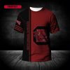 NCAA South Carolina Gamecocks Custom Text Number Red Black T-Shirt V2