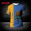 NCAA UCLA Bruins Custom Text Number Blue Gold T-Shirt V5