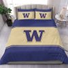 NCAA Washington Huskies Purple Gold Bedding Set V2