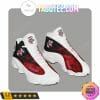 NCAA Wisconsin Badgers Red White Air Jordan 13 Shoes