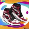 NCAA Arkansas Razorbacks Logo Air Jordan 1 High Sneakers