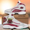 NCAA Arkansas Razorbacks Custom Name Baby Yoda Air Jordan 13 Shoes