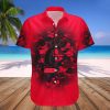 NCAA Cincinnati Bearcats Custom Text Number Red Black Hawaiian Shirt V12