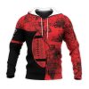 NCAA Cincinnati Bearcats Red Black Pullover Hoodie V3