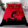 NCAA Cincinnati Bearcats Red Black Bedding Set V2