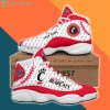 NCAA Cincinnati Bearcats Custom Name Red Air Jordan 13 Shoes