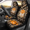 NCAA Tennessee Volunteers Black Orange Car Seat Covers V2