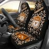 NCAA Texas Longhorns Black Orange Car Seat Covers V3