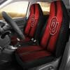 NCAA Oklahoma Sooners Black Crimson Car Seat Covers V2