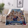 NCAA Kansas Jayhawks National Champions 2021-22 Fleece Blanket