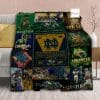 NCAA Notre Dame Fighting Irish Legends Est 1887 Fleece Blanket