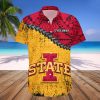 NCAA Iowa State Cyclones Cardinal Gold Hawaiian Shirt V3