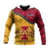 NCAA Iowa State Cyclones Cardinal Gold Pullover Hoodie V3