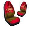 NCAA Iowa State Cyclones Cardinal Orange Car Seat Covers V5