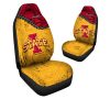 NCAA Iowa State Cyclones Cardinal Gold Car Seat Covers V3
