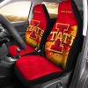 NCAA Iowa State Cyclones Cardinal Orange Car Seat Covers V8