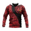 NCAA Louisville Cardinals Red Black Pullover Hoodie V8