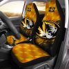 NCAA Missouri Tigers Gold Black Car Seat Covers V3