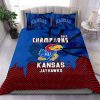 NCAA Kansas Jayhawks Champions 2022 Bedding Set V2