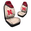 NCAA Nebraska Cornhuskers Red Cream Car Seat Covers V2