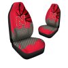 NCAA Nebraska Cornhuskers Red Black Car Seat Covers V2