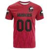 NCAA Northern Illinois Huskies Custom Text Number Red T-Shirt V2