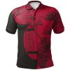 NCAA Northern Illinois Huskies Red Black Polo Shirt V3