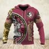 NCAA Florida State Seminoles Garnet Gold Pullover Hoodie V2
