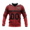 NCAA South Carolina Gamecocks Custom Text Number Red Black Zip Up Hoodie V4