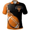 NCAA Tennessee Volunteers Orange Black Polo Shirt V2