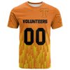 NCAA Tennessee Volunteers Custom Text Number Orange T-Shirt V5