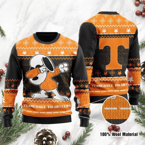 NCAA Tennessee Volunteers Snoopy Ugly Christmas Sweater