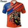 NCAA Florida Gators Orange Blue Mascot Polo Shirt V5