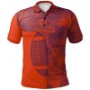 NCAA Virginia Tech Hokies Orange Maroon Polo Shirt V3