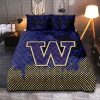 NCAA Washington Huskies Purple Gold Bedding Set V3