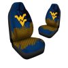 NCAA West Virginia Mountaineers Blue Gold Car Seat Covers V3