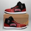 NCAA Wisconsin Badgers Red Air Jordan 1 High Sneakers