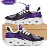 NCAA Kansas State Wildcats Custom Name Purple Black Max Soul Shoes V2