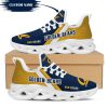 NCAA California Golden Bears Custom Name Blue Max Soul Shoes V2