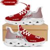 NCAA Indiana Hoosiers Custom Name Crimson Max Soul Shoes V2