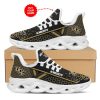 NCAA UCF Knights Custom Name Black Gold Max Soul Shoes V2