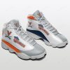 NCAA Virginia Cavaliers Grey White Air Jordan 13 Shoes